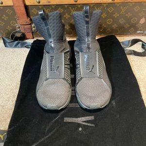 Puma by RihannaFierce Fenty Trainer Black High Athletic Shoes 37.5